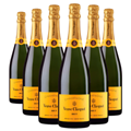 Buy & Send Case of 6 Veuve Clicquot Brut Yellow Label Champagne 75cl (6x75cl)