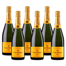 Buy & Send Case of 6 Veuve Clicquot Brut Yellow Label Champagne 75cl (6x75cl)