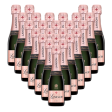 Buy & Send Case of Mini Lanson Le Creation Rose Champagne 20cl (24 x 20cl)