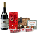 Buy & Send Castelbeaux Pinot Noir 75cl Red Wine And Chocolate Love You Hamper