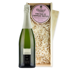 Buy & Send Castillo de Mont-Blanc Cava 75cl And Pink Marc de Charbonnel Chocolates Box