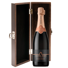 Buy & Send Chapel Down Grand Reserve Brut English Sparkling 75cl in Elm Wood Gift Box