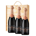 Buy & Send Chapel Down Grand Reserve Brut English Sparkling 75cl Treble Pine Wooden Gift Boxed (3x75cl)