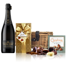 Buy & Send Chapel Down Kits Coty Blanc de Blancs 2017 Vintage English Sparkling 75cl And Chocolates Hamper