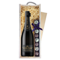 Buy & Send Chapel Down Kits Coty Blanc de Blancs 2017 Vintage English Sparkling 75cl & Truffles, Wooden Box