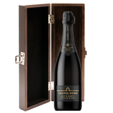 Buy & Send Chapel Down Kits Coty Blanc de Blancs 2017 Vintage English Sparkling 75cl in Elm Wood Gift Box