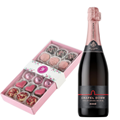 Buy & Send Chapel Down Rose English Sparkling Wine 75cl and Assorted Box Of Celebration Chocolates 215g