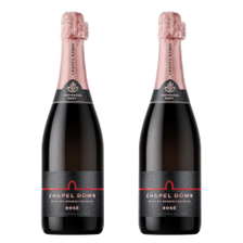 Buy & Send Chapel Down Rose English Sparkling Wine 75cl Duo Set