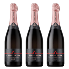 Buy & Send Chapel Down Rose English Sparkling Wine 75cl Treble Prosecco Set