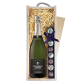 Buy & Send Chassenay d'Arce Cuvee Premiere Brut Champagne 75cl & Truffles, Wooden Box