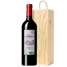 Buy & Send Chateau Peyronat Blaye Cotes de Bordeaux 75cl Red Wine in Wooden Sliding lid Gift Box