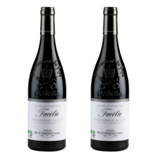 Buy & Send Chateauneuf-du-Pape Facelie Collection Bio M.Chapoutier 75cl Red Wine Twin Set
