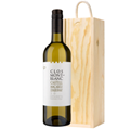 Buy & Send Clos Montblanc Castell Macabeu Chardonnay 75cl White Wine In Pine Wooden Gift Box