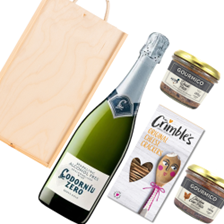 Buy & Send Codorniu Zero Alcohol Free Sparkling Wine 75cl And Pate Gift Box