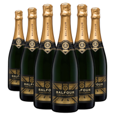 Buy & Send Crate of 6 Balfour Leslies Reserve Gold English Sparkling 75cl