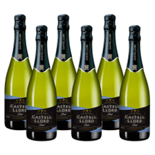 Buy & Send Crate of 6 Castell Llord Brut Cava 75cl