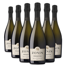 Buy & Send Crate of 6 Zonin Prosecco Brut Millesimato DOC