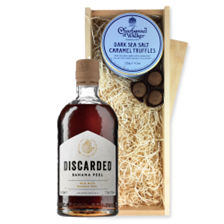 Buy & Send Discarded Banana Peel Rum 70cl And Dark Sea Salt Charbonnel Chocolates Box