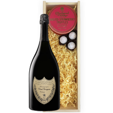 Buy & Send Dom Perignon Brut Vintage Champagne Mangum 1.5L And Strawberry Charbonnel Truffles Magnum Box