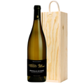 Buy & Send Domaine P Charmond Pouilly-Fuisse 75cl White Wine In Pine Wooden Gift Box