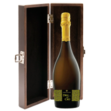 Buy & Send Drusian Spumante Dru el Cru Prosecco in Elm Wood Gift Box