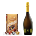 Buy & Send Drusian Spumante Dru el Cru Prosecco With Lindt Lindor Assorted Truffles 200g