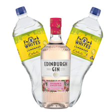 Buy & Send Edinburgh Rhubarb & Ginger Gin 70cl with R.Whites Premium Lemonade Mixer