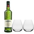 Buy & Send Glenfiddich 12 Year Old Whisky 70cl And Crystal Classic Collection Tumblers