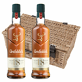 Buy & Send Glenfiddich 18 Year OldSingle Malt Whisky Twin Hamper (2x70cl)