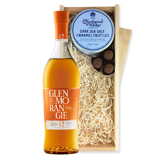 Buy & Send Glenmorangie Original 12 Year Old Whisky 70cl And Dark Sea Salt Charbonnel Chocolates Box