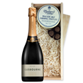 Buy & Send Gusbourne Brut Reserve English Sparkling 75cl And Milk Sea Salt Charbonnel Chocolates Box