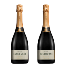 Buy & Send Gusbourne Brut Reserve English Sparkling 75cl Duo Set