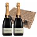 Buy & Send Gusbourne Brut Reserve English Sparkling 75cl Twin Hamper (2x75cl)