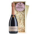 Buy & Send Gusbourne Rose English Sparkling 75cl And Pink Marc de Charbonnel Chocolates Box