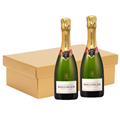 Buy & Send Half Bottle of Bollinger Special Cuvee Champagne 37.5cl Twin Hamper Gift Box