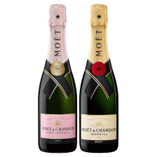 Buy & Send Moët & Chandon Mixed Brut & Rosé Champagne 37.5cl Duo Set