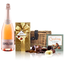 Buy & Send Hambledon Classic Cuvee Rose English Sparkling Wine 75cl And Chocolates Hamper
