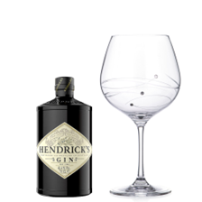 Buy & Send Hendricks Gin 70cl And Single Gin and Tonic Spiral Copa Glass