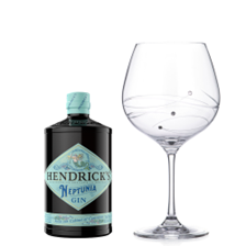 Buy & Send Hendricks Neptunia Gin 70cl And Single Gin and Tonic Spiral Copa Glass