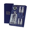 Buy & Send Royal Scot Presentation Boxed Highland Square Decanter & 2 Whisky Tumblers