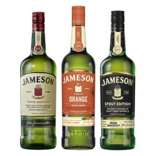 Buy & Send Jameson Whiskey Trio, Triple Distilled, Orange, Stout Edition (3x70cl)