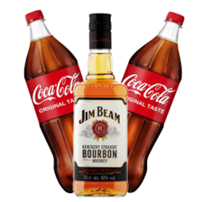 Buy & Send Jim Beam White Label Whisky with Coca-Cola Mixer