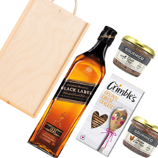 Buy & Send Johnnie Walker Black Label Whisky And Pate Gift Box