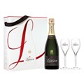 Buy & Send Lanson Le Black Creation 75cl and 2 Flutes Pack