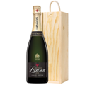 Buy & Send Lanson Le Black Creation Brut Champagne 75cl In Pine Wooden Gift Box