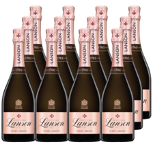 Buy & Send Lanson Le Rose Creation Champagne 75cl Case of 12 Champagne