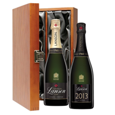 Buy & Send Lanson Le Vintage & Lanson Le Black Creation Brut Double Luxury Gift Boxed Champagne (2x75cl)