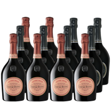 Buy & Send Laurent Perrier Cuvee Rose and Vintage Brut Crate of 12 Champagne