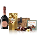 Buy & Send Laurent Perrier Cuvee Rose Champagne 75cl And Chocolates Hamper