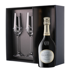 Buy & Send Laurent Perrier Heritage MV Champagne 75cl And Diamante Venezia Flute Set Gift Box